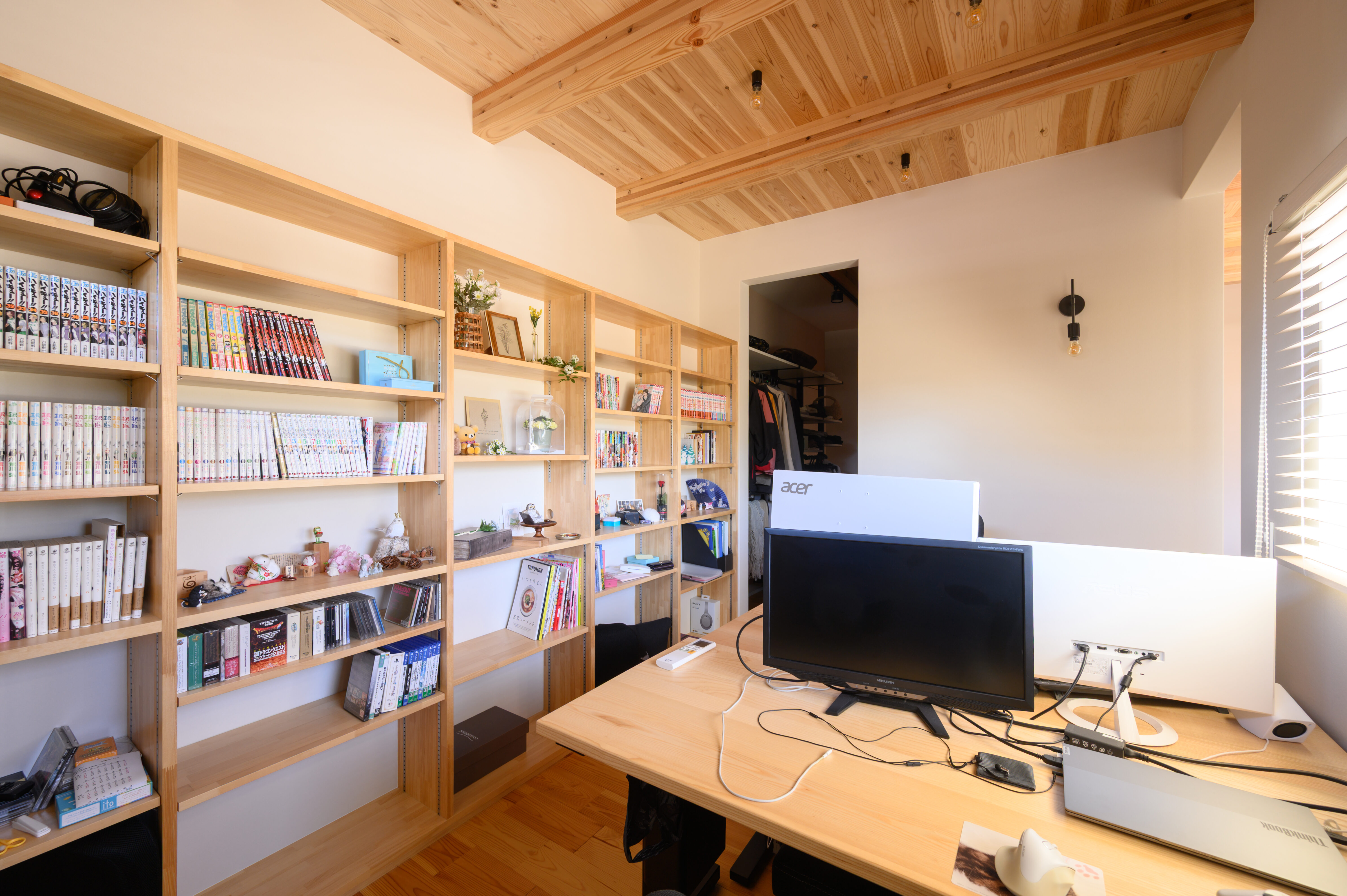 趣味が広がる、二世帯住宅の平屋