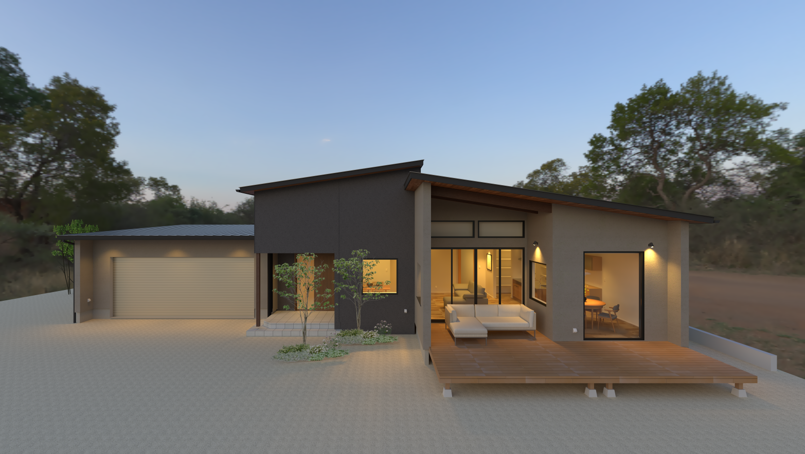 2026年8月OPEN｜カーテンを開けていたくなる平屋 モデルハウス 飯田市大瀬木にオープン予定！